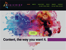 Tablet Screenshot of digichief.com